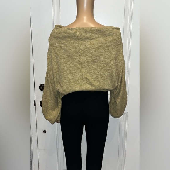 Freepeople Asymmetrical Cowl Neck Line Top - Picture 2 of 3